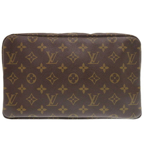 LOUIS VUITTON Brown Monogram Pouch - Picture 1 of 8